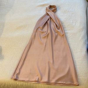 Show me your mumu Jasmine Dress in Luxe Rose Gold